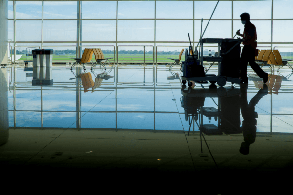 Professional cleaning team in Qatar